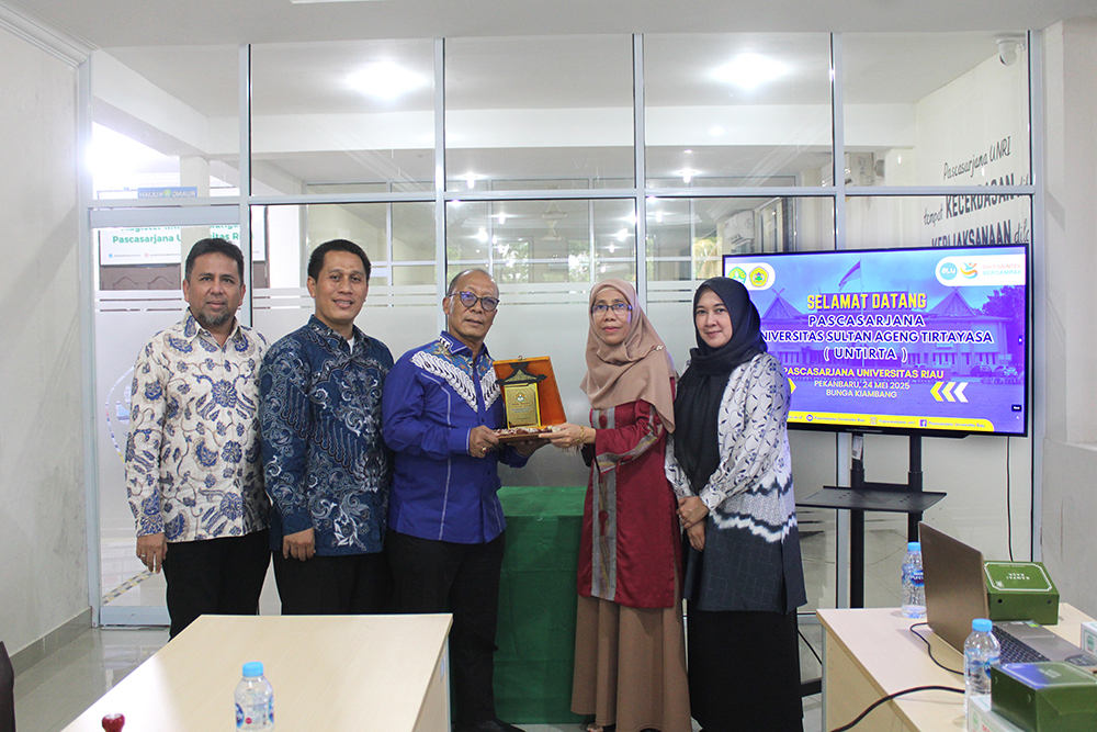 Pelajari Strategi Tingkatkan Minat Pendaftar Pascasarjana UNTIRTA Lakukan Kunjungan ke Pascasarjana UNRI, Pelajari Strategi Tingkatkan Minat Pendaftar
