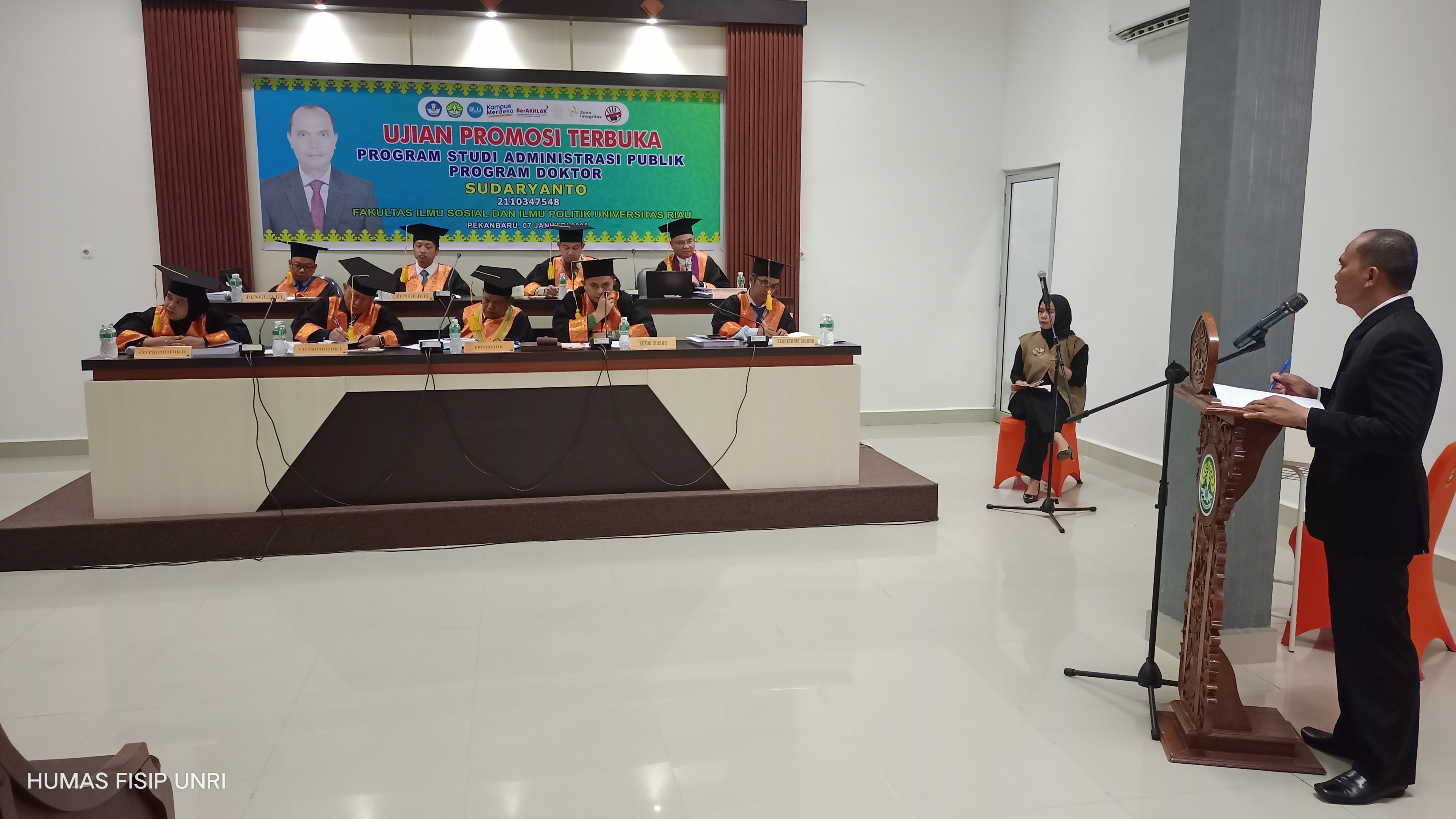 FISIP Universitas Riau Cetak Doktor Ketiga, Awali Tahun 2025 dengan Prestasi Gemilang