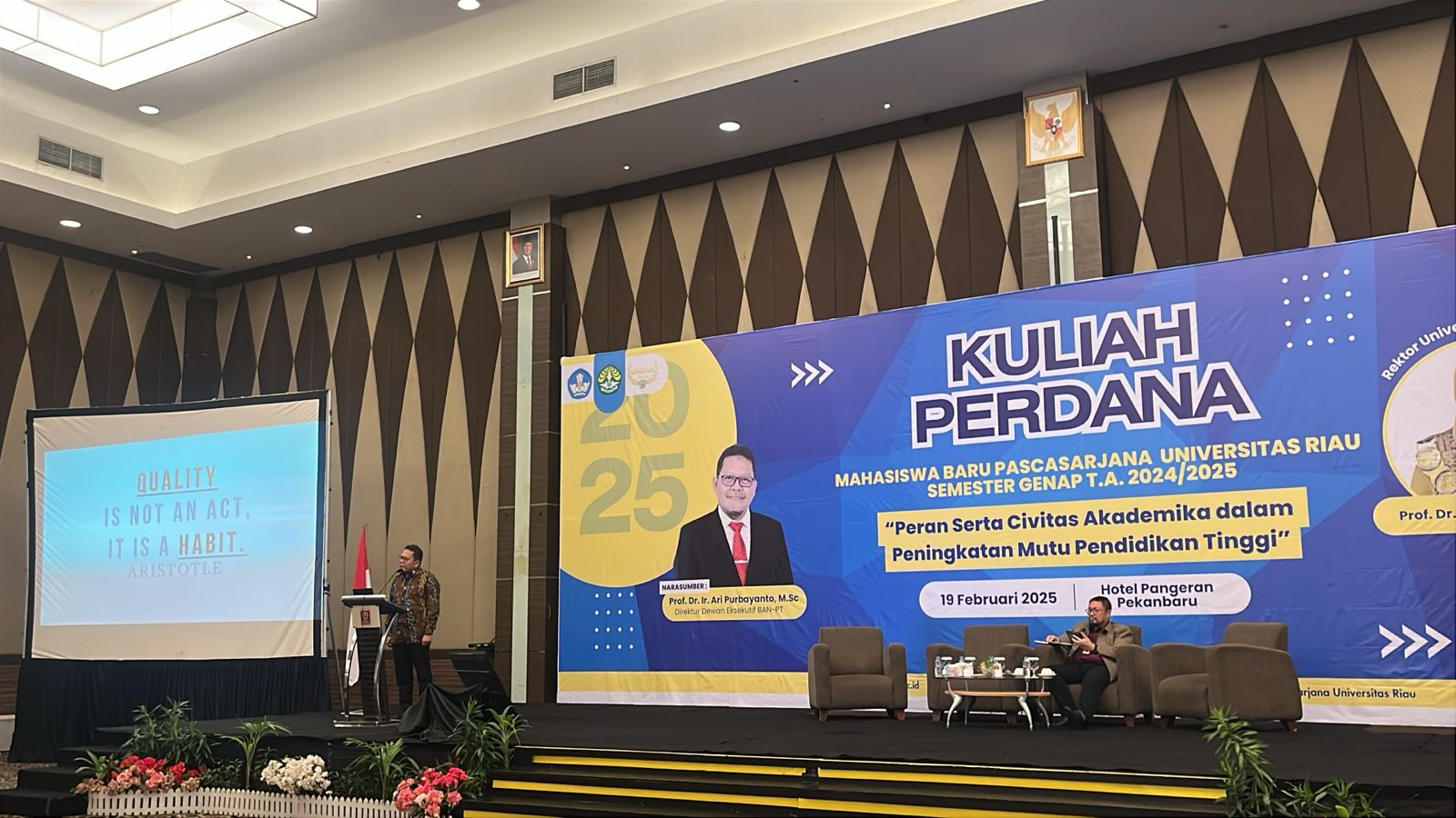 Kuliah Perdana Mahasiswa Baru Pascasarjana Semester Genap TA. 2024-2025