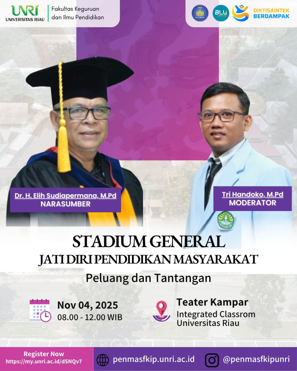 Stadium General Pendidikan Masyarakat, Jati Diri Pendidikan Masyarakat: Peluang dan Tantangan