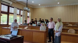 Korprodi S1 Akuntansi Dampingi Dekan FEB UNRI dalam Kunjungan Kuliah Perdana Semester Baru