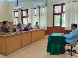 Mahasiswa S1 Akuntansi FEB UNRI Laksanakan Ujian Oral Komprehensif