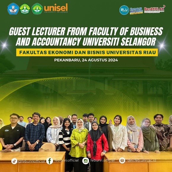 FEB UNRI dan Universiti Selangor Perkuat Kolaborasi Melalui Pembahasan Isu Penting Akuntansi dan Bisnis