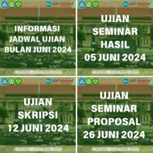 Informasi Jadwal Ujian Bulan Juni 2024