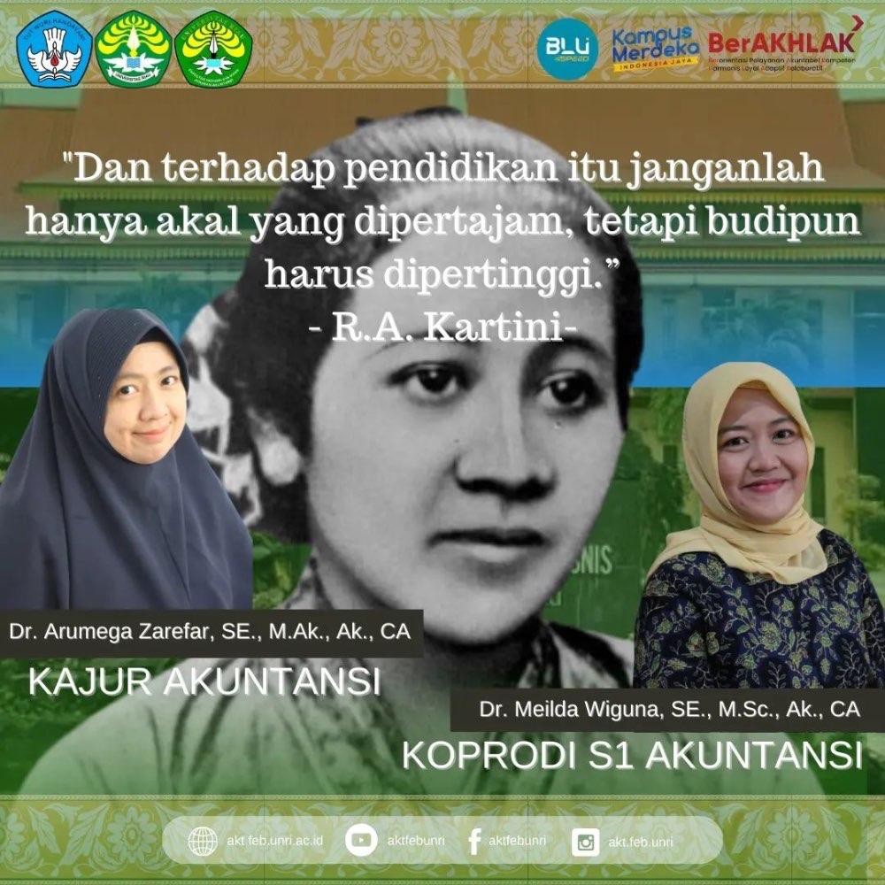 Menyambut Hari Kartini: Ketua Jurusan dan Koordinator Prodi S1 Mengutip Kata-Kata R. A. Kartini