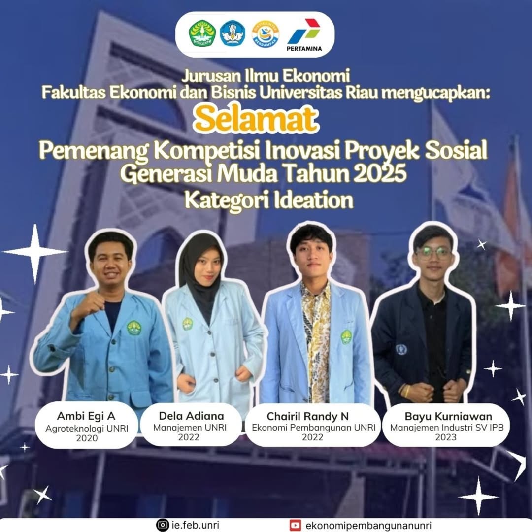 TIM CHARGROW RAIH PRESTASI PADA KOMPETISI INOVASI PROYEK SOSIAL GENERASI MUDA 2025 PERTAMINA