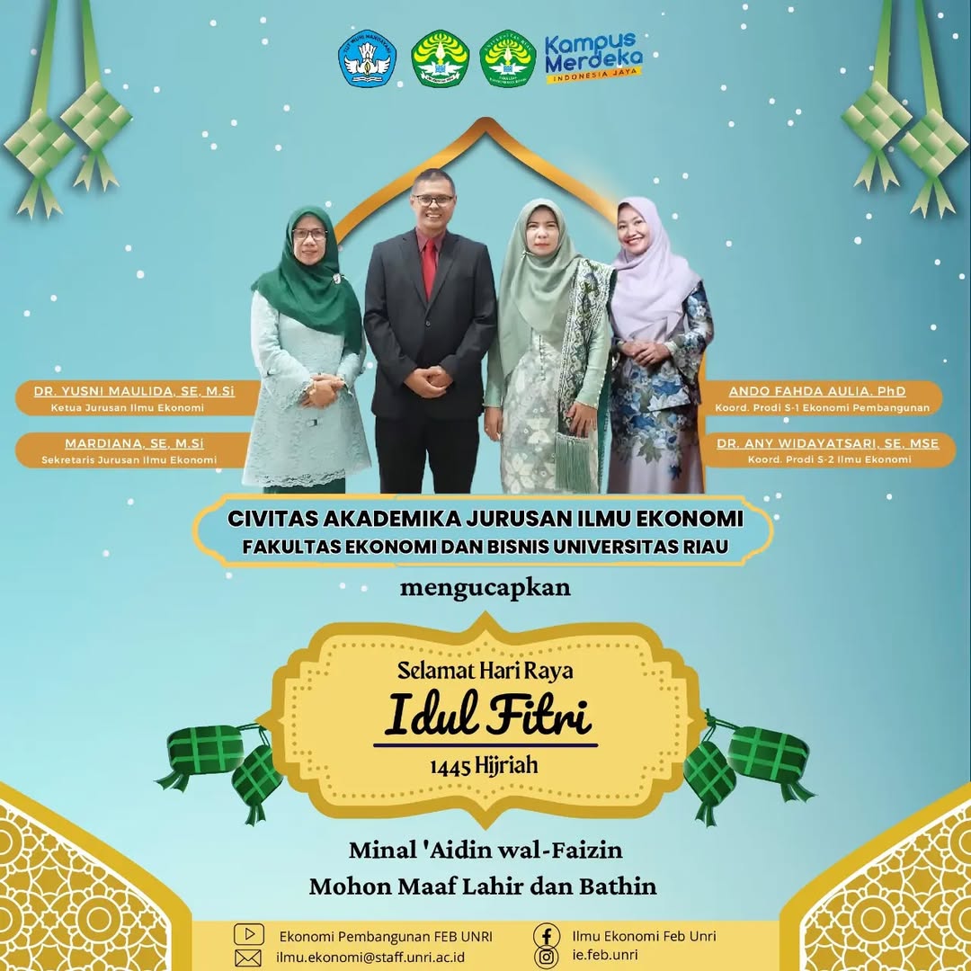 MINAL ‘AIDIN WAL FA IIZIN!!!SELAMAT HARI RAYA IDUL FITRI 1445 H