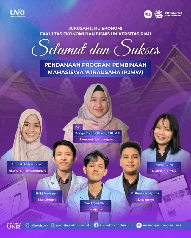 UNIVERSITAS RIAU'S HENDIMEN TEAM SECURES FUNDING IN THE 2026 STUDENT ENTREPRENEURSHIP DEVELOPMENT PROGRAM (P2MW)