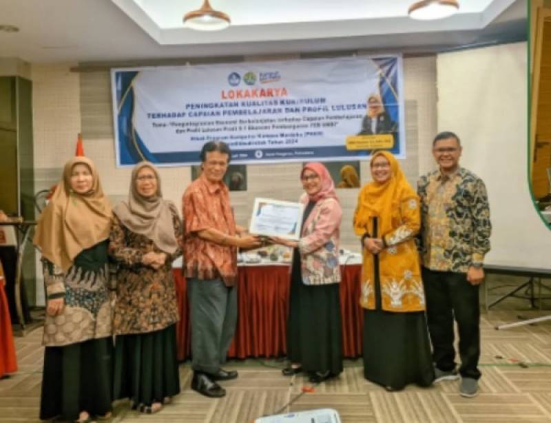 Kegiatan Lokakarya yang ditaja oleh prodi S1 Ekonomi Pembangunan