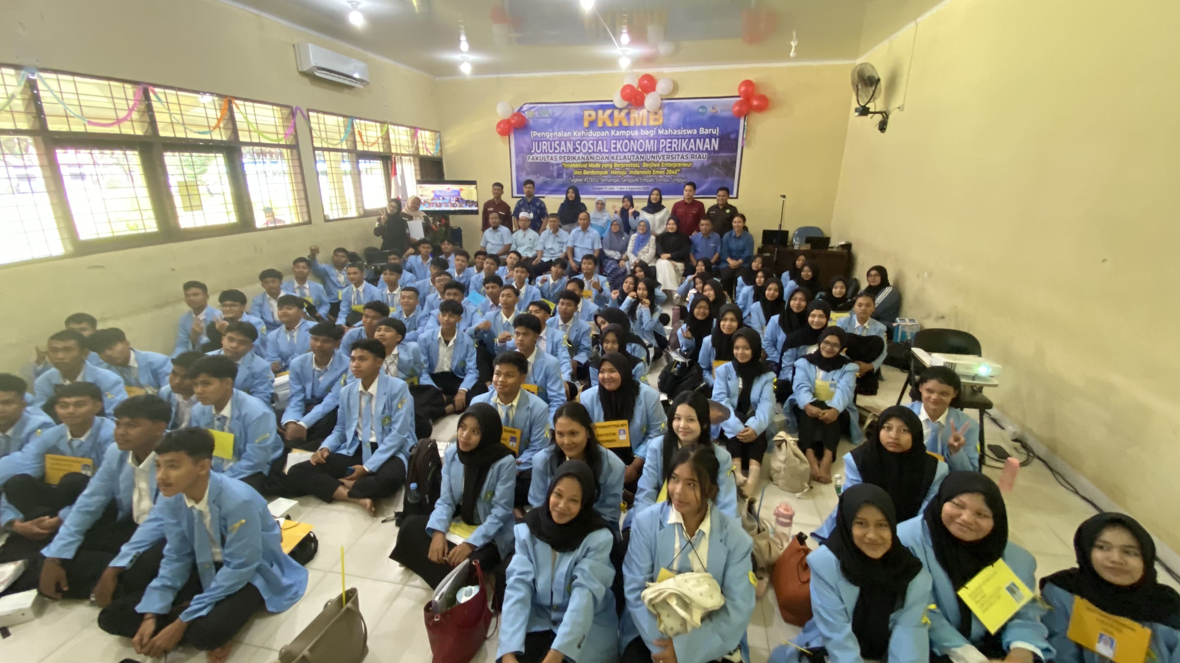 PKKMB Jurusan Sosial Ekonomi Perikanan Tahun 2025: Intelektual Muda yang Berprestasi, Berjiwa Enterpreneur dan Berdampak Menuju Indonesia Emas 2045