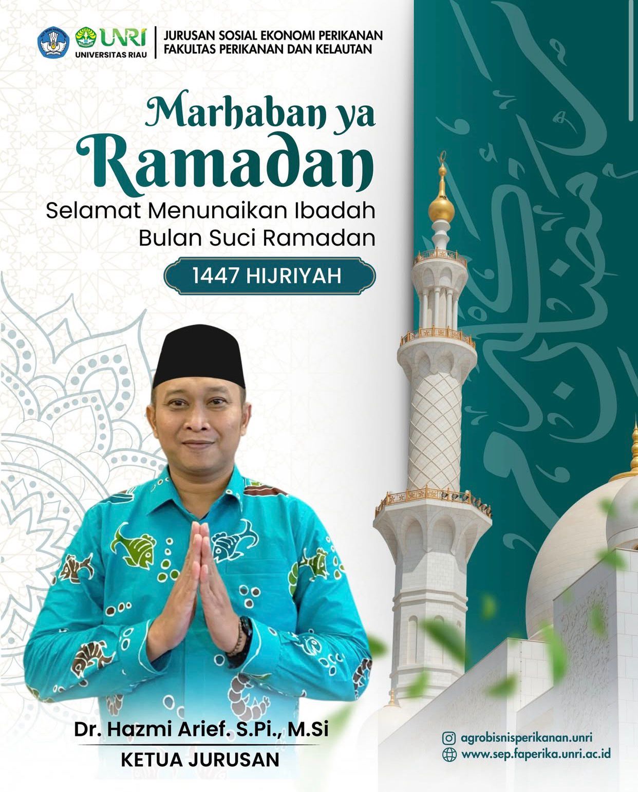 Marhaban Ya Ramadhan Selamat Menunaikan Ibadah Bulan Suci Ramadhan 1447 Hijriah