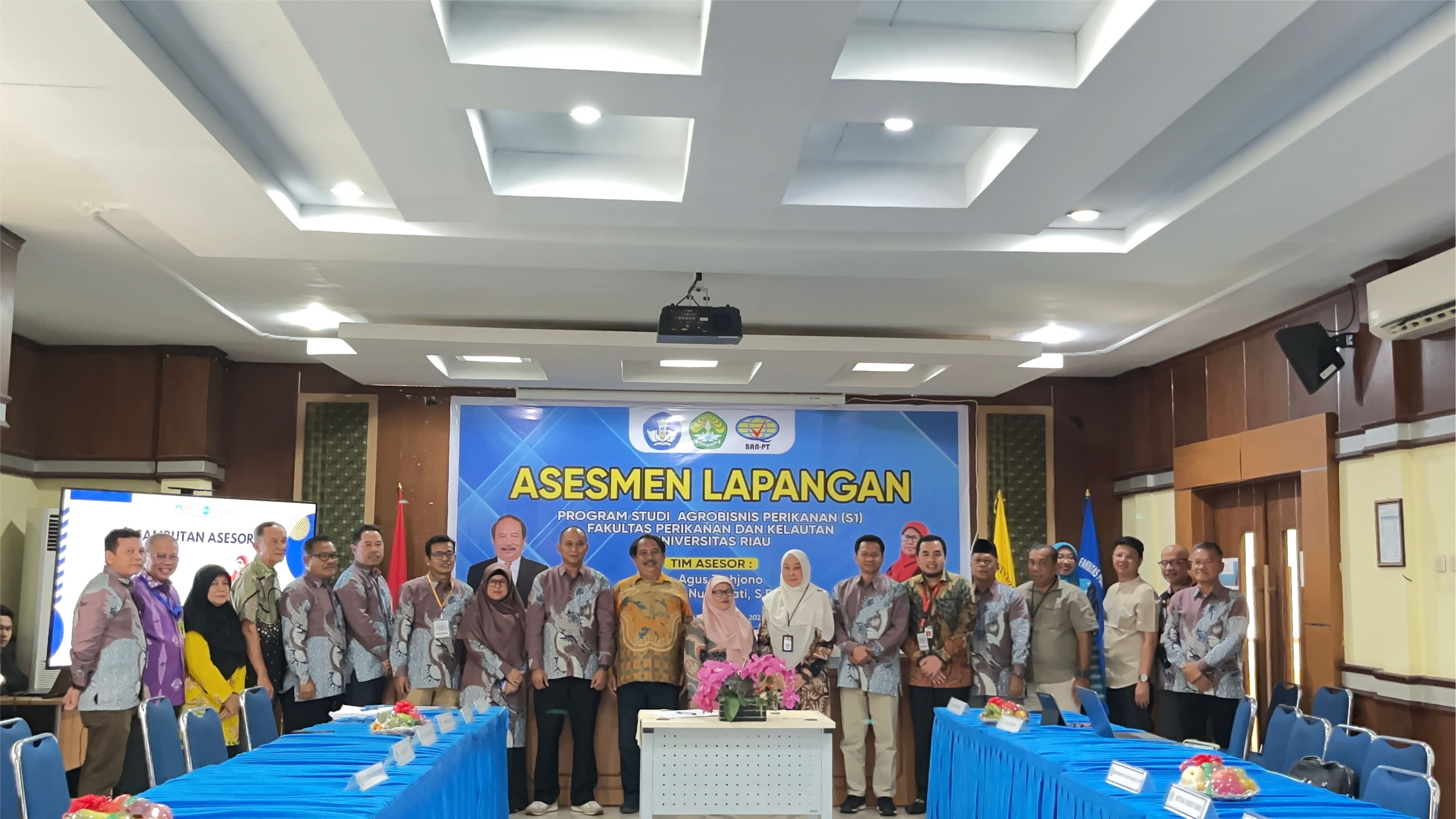 Asesmen Lapangan Akreditasi Program Studi Agrobisnis Perikanan Fakultas Perikanan dan Kelautan Universitas Riau