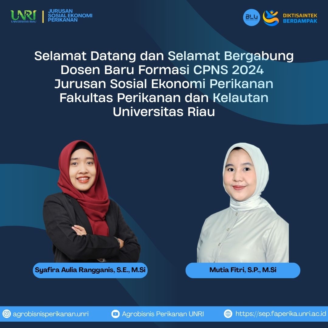 Energi Baru di Jurusan Sosial Ekonomi Perikanan: Dua Dosen Muda Siap Berkontribusi!