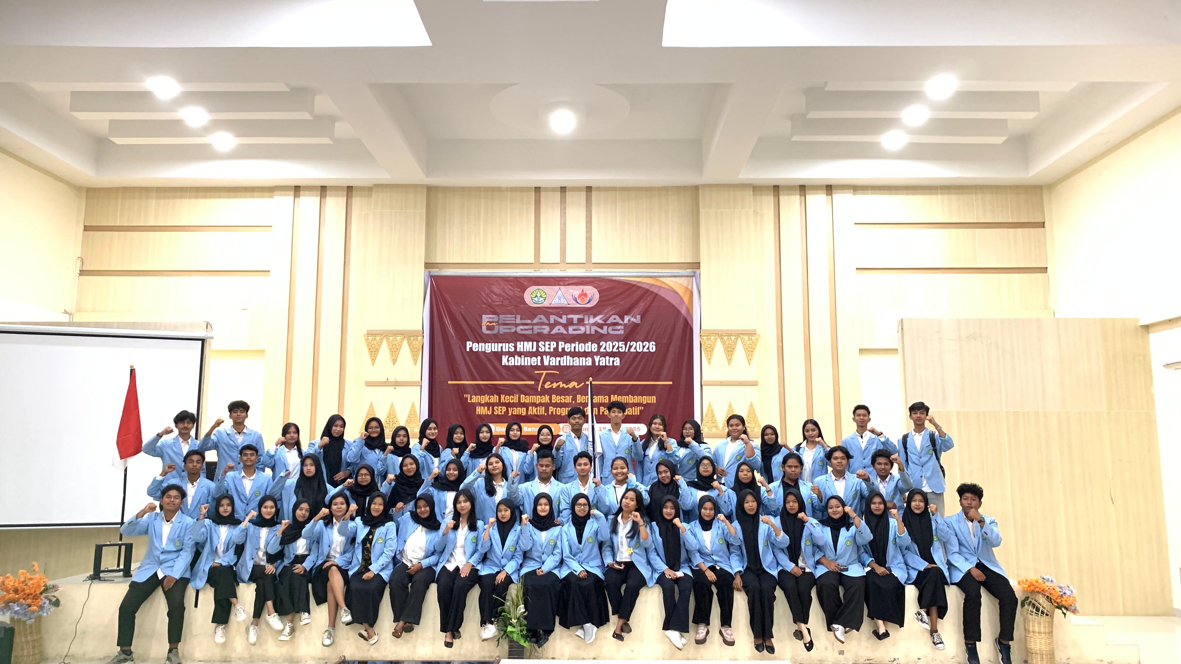 Pelantikan Pengurus HMJ Sosial Ekonomi Perikanan Periode 2025/2026: Langkah Kecil, Dampak Besar Menuju Hmj Yang Aktif, Progresif, Dan Partisipatif
