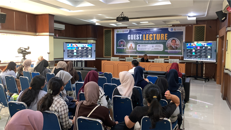 Jurusan Sosial Ekonomi Perikanan FPK UNRI Sukses Gelar Guest Lecture Internasional Bahas Kolaborasi Regional Cegah IUU Fishing