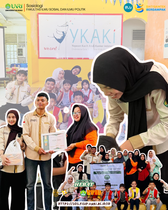 Mahasiswa Sosiologi Gender dan Kelompok Rentan Universitas Riau Kunjungi Yayasan Kasih Anak Kanker Indonesia (YKAKI) Riau