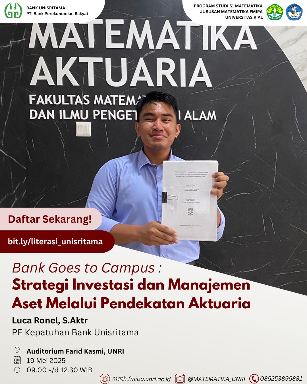 Bank Goes to Campus: Kupas Strategi Investasi dan Manajemen Aset dari Perspektif Aktuaria