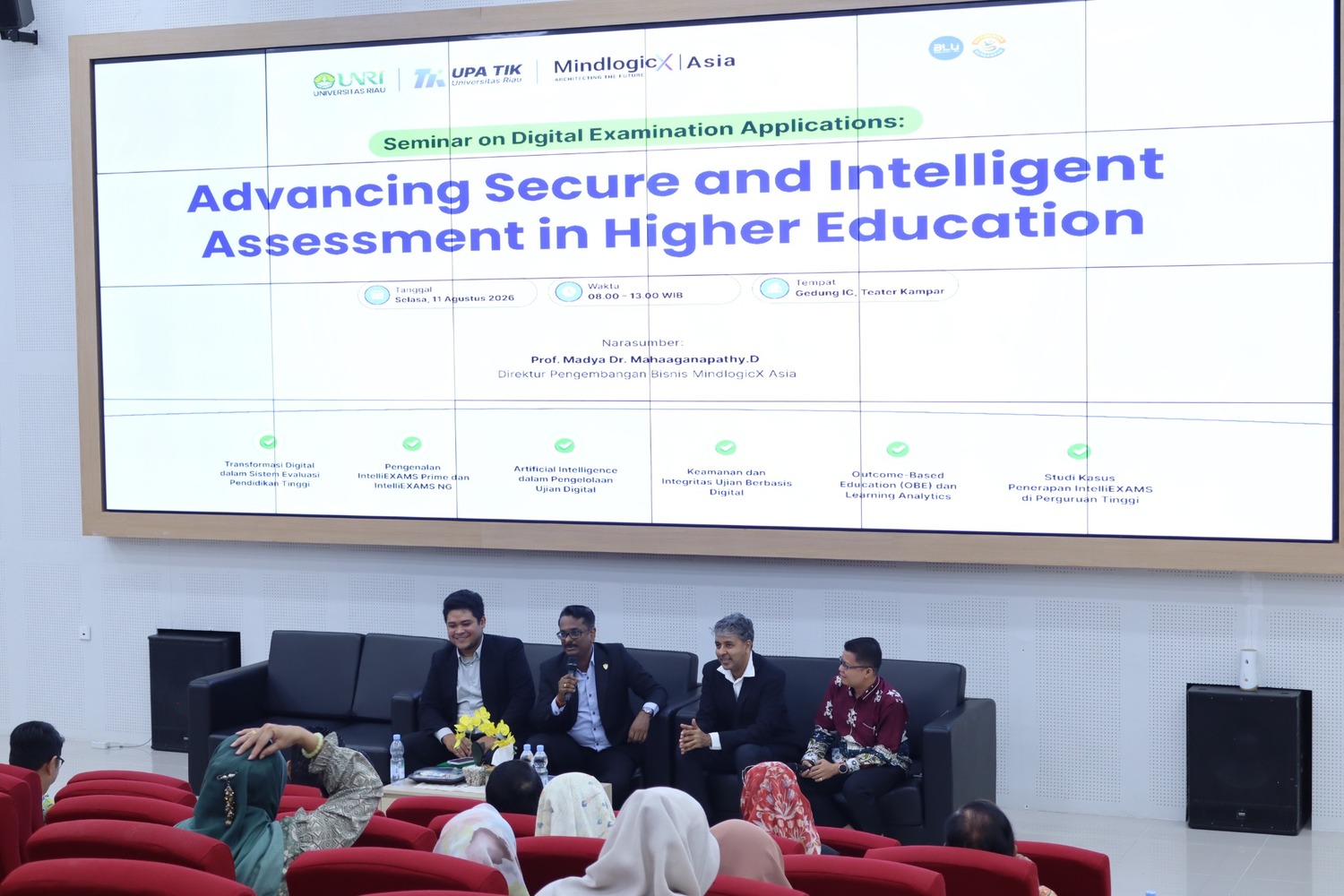 Universitas Riau melalui UPA TIK Bahas Pemanfaatan AI dan Keamanan dalam Asesmen Digital