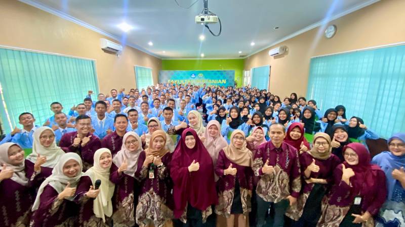 Jurusan Teknologi Pertanian UNRI Sambut Mahasiswa Baru Lewat PKKMB 2025