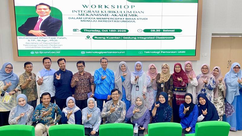Jurusan Teknologi Pertanian Gelar Workshop Integrasi Kurikulum dan Mekanisme Akademik Menuju Akreditasi Unggul