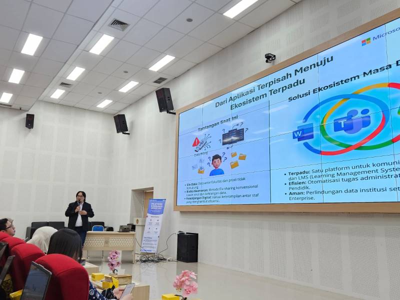 Civitas Akademik Teknologi Pertanian dan Fakultas Pertanian Ikuti Sosialisasi dan Pelatihan Office 365 dan Microsoft Teams