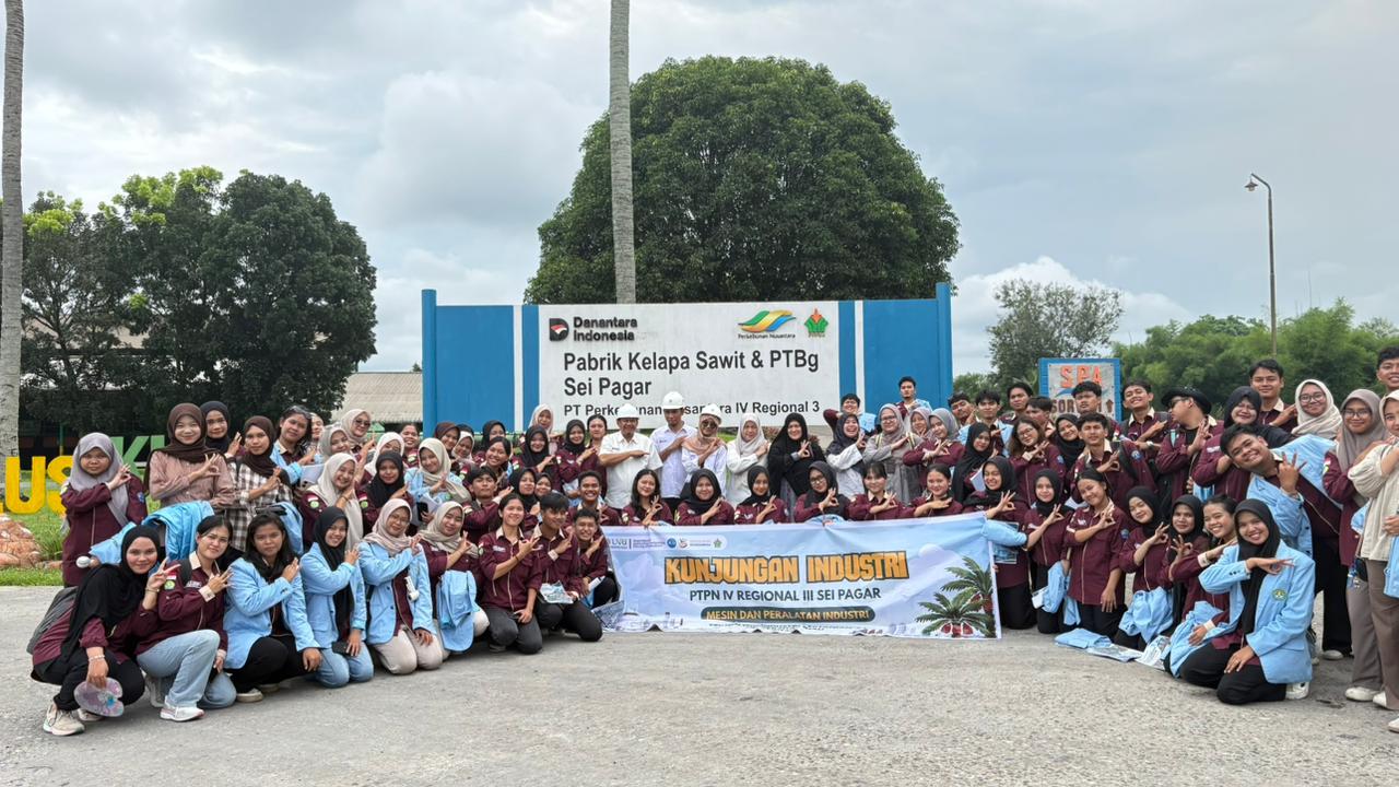 Jurusan Teknologi Pertanian Gelar Kunjungan Industri ke PTPN IV Regional III Sei Pagar