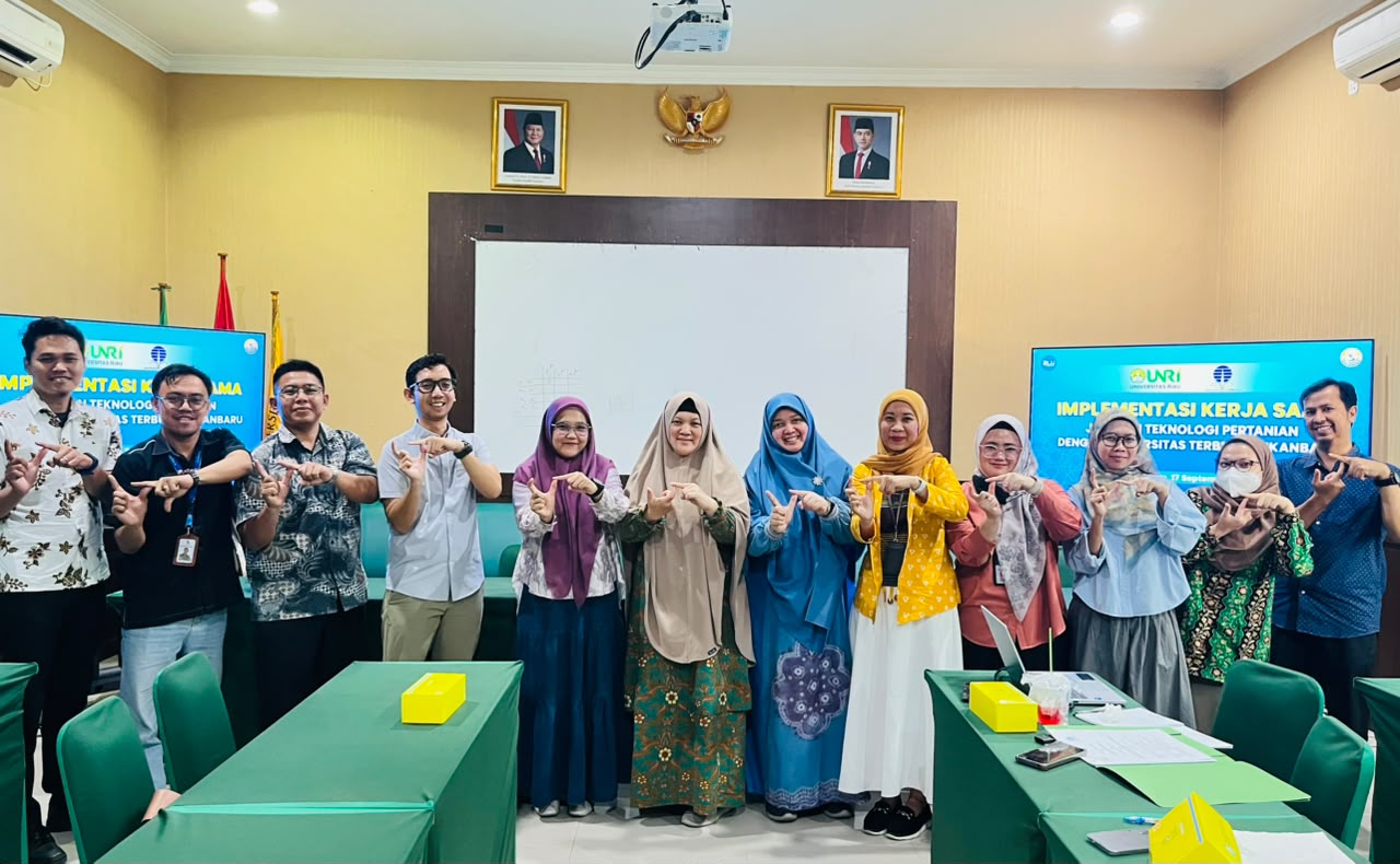 Jurusan Teknologi Pertanian UNRI dan UT Pekanbaru Perkuat Implementasi Kerja Sama