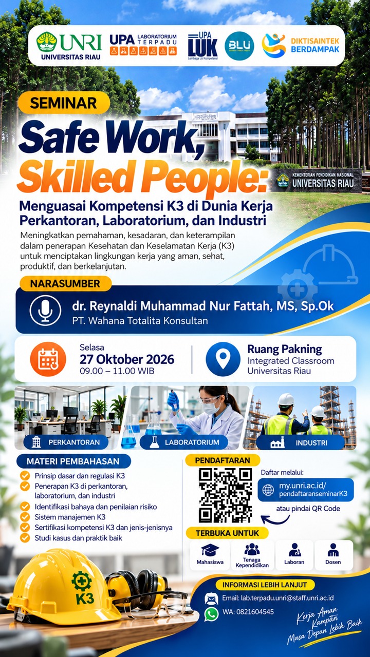 SEMINAR K3 | SAFE WORK, SKILLED PEOPLE