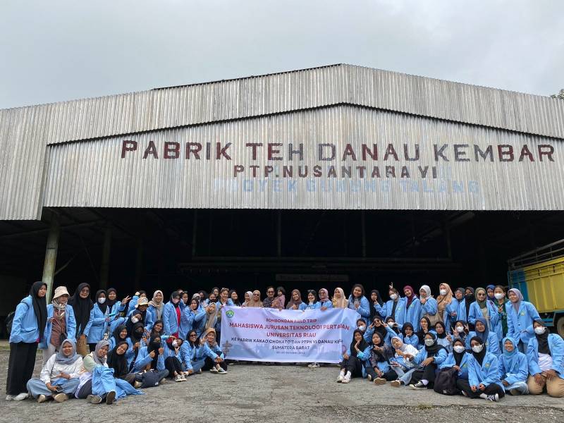 Kunjungan Industri oleh Mahasiswa Jurusan Teknologi Pertanian