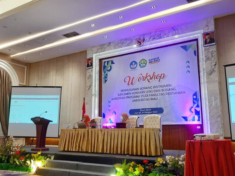 Workshop Penyusunan Borang ISK dan Akreditasi Fakultas Pertanian 2022