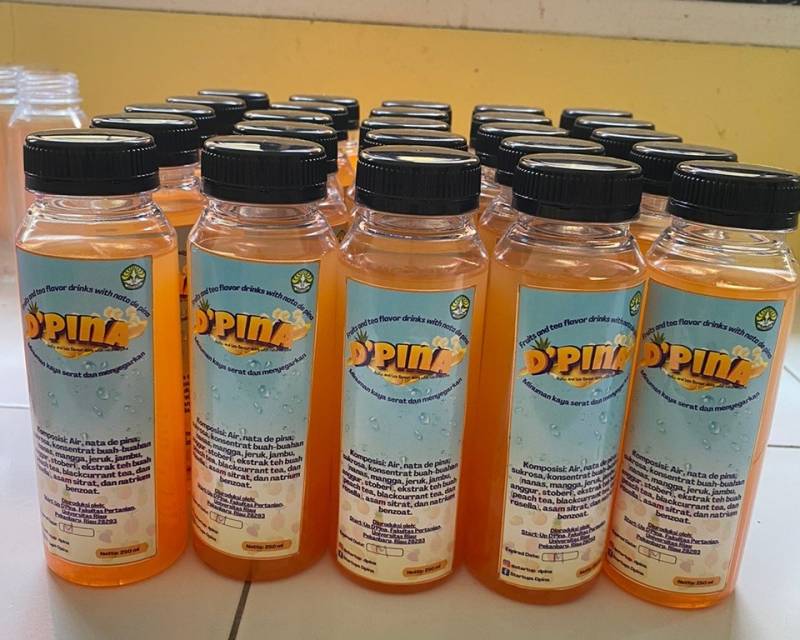 Jurusan Teknologi Pertanian Melalui Start-up D’Pina Mengembangkan Minuman Nata De Pina Sebagai Produk Unggulan Hilirisasi dari Limbah Kulit Nanas