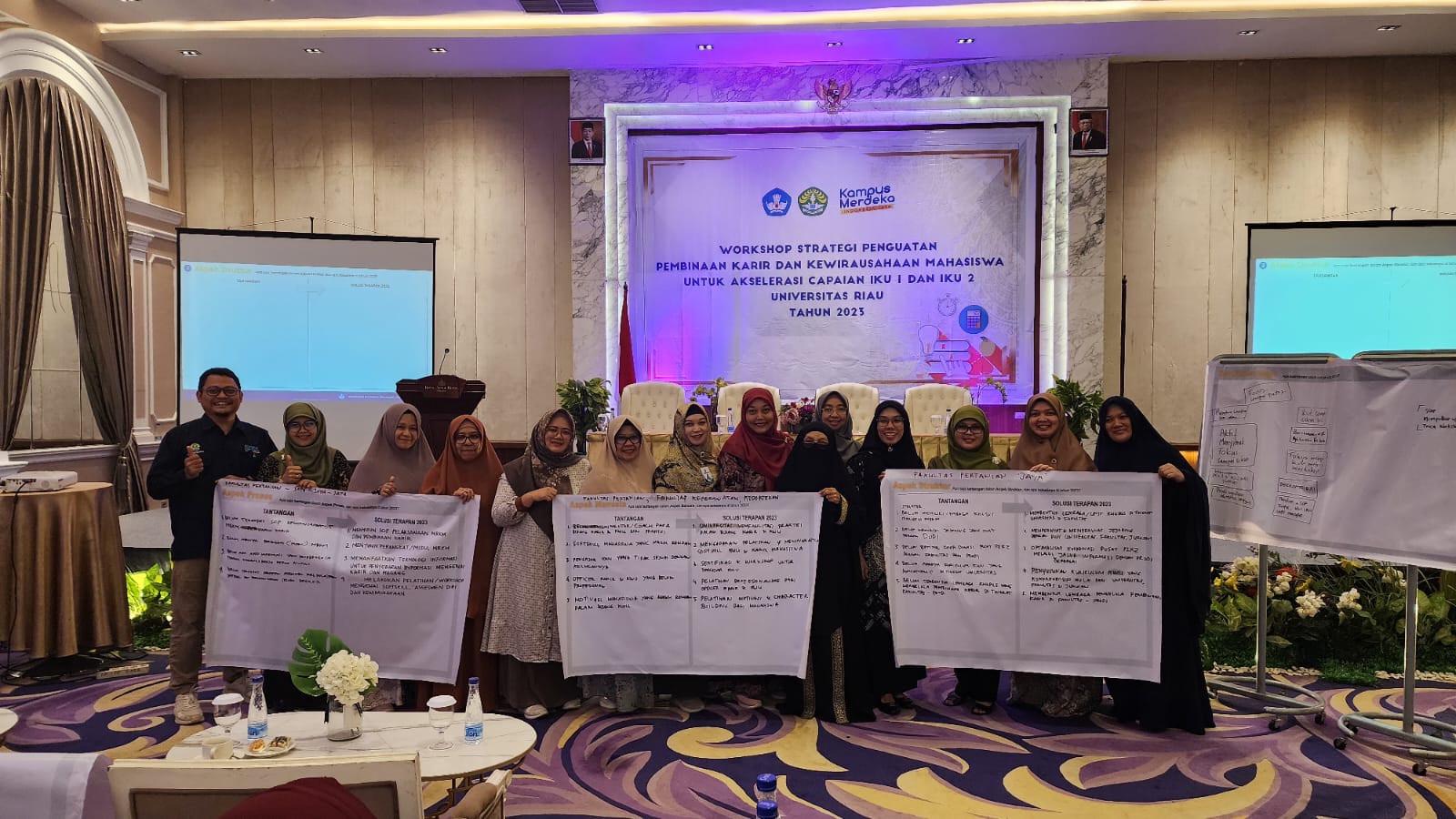 Jurusan Teknologi Pertanian Mengikuti Workshop Strategi Penguatan Untuk Akselerasi Capaian IKU 1 dan IKU 2 Universitas Riau Tahun 2023