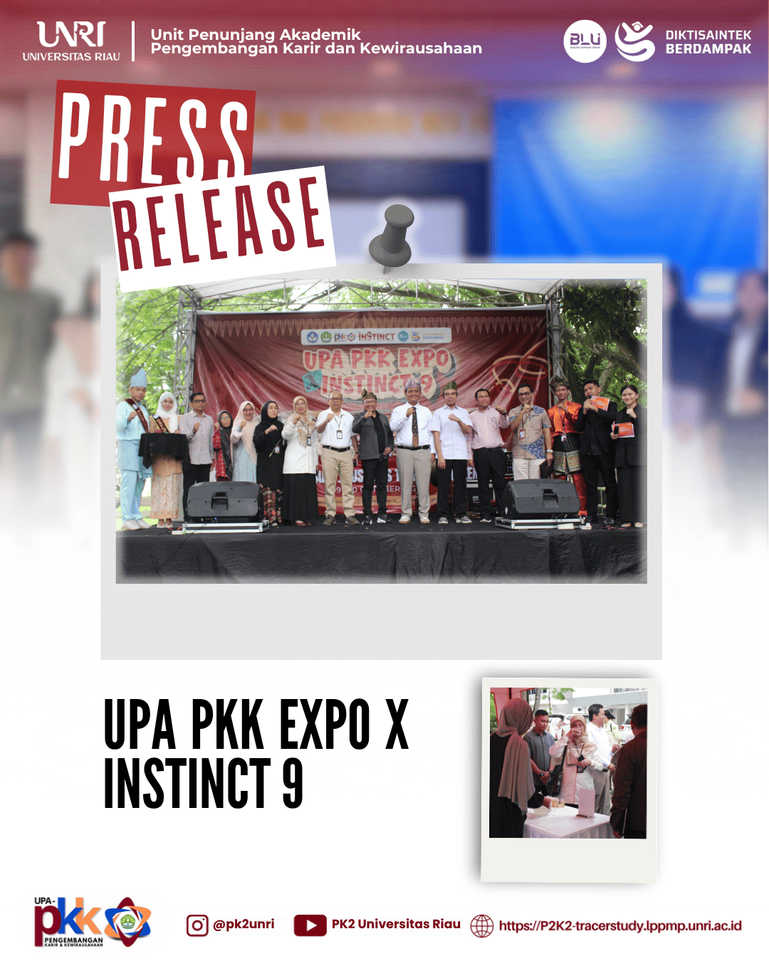 Universitas Riau Perkuat Ekosistem Kewirausahaan Lewat UPA PKK EXPO X INSTINCT IX 2025