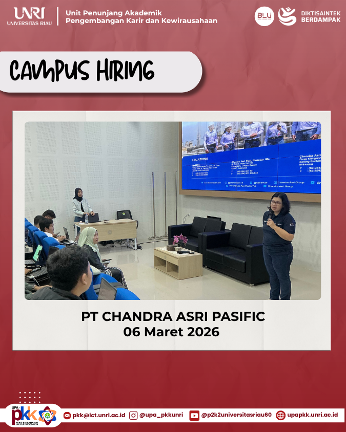 Campus Hiring PT Chandra Asri di Universitas Riau Perluas Peluang Karier bagi Talenta Muda Indonesia