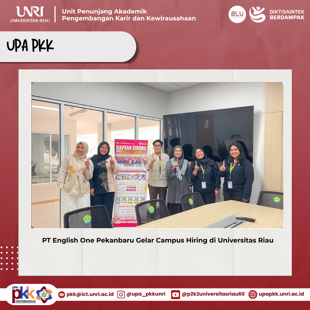 Jaring Talenta Pendidik, PT English One Pekanbaru Gelar Campus Hiring di Universitas Riau