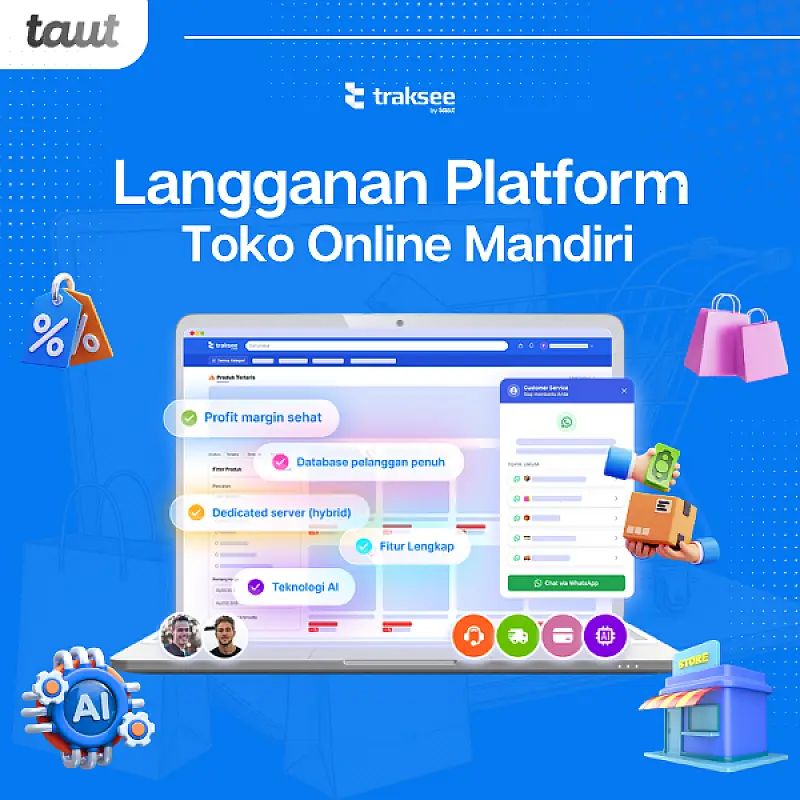 Traksee - Langganan Platform Toko Online Mandiri (Bebas Potongan Admin)