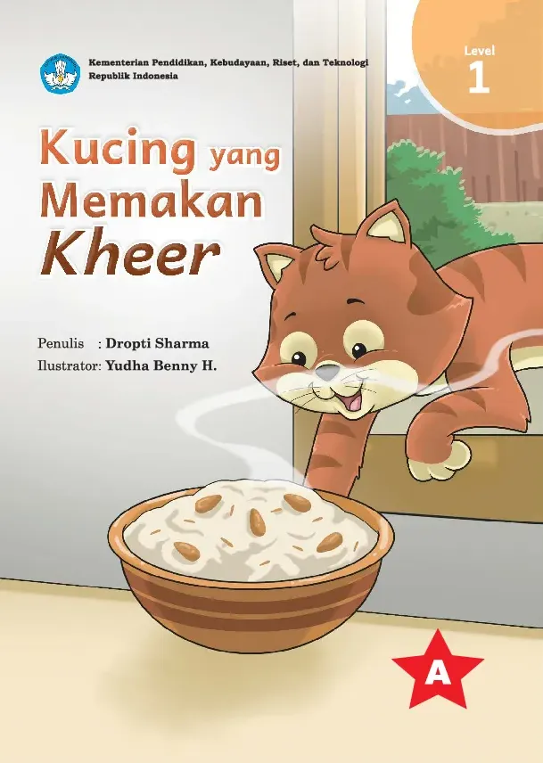 Kucing yang memakan kheer