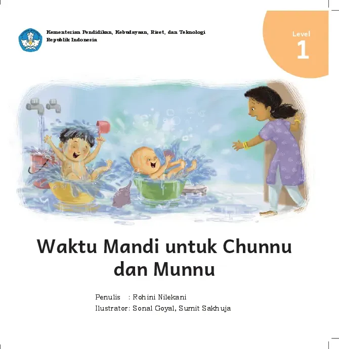 Waktu mandi untuk chunnu dan munnu