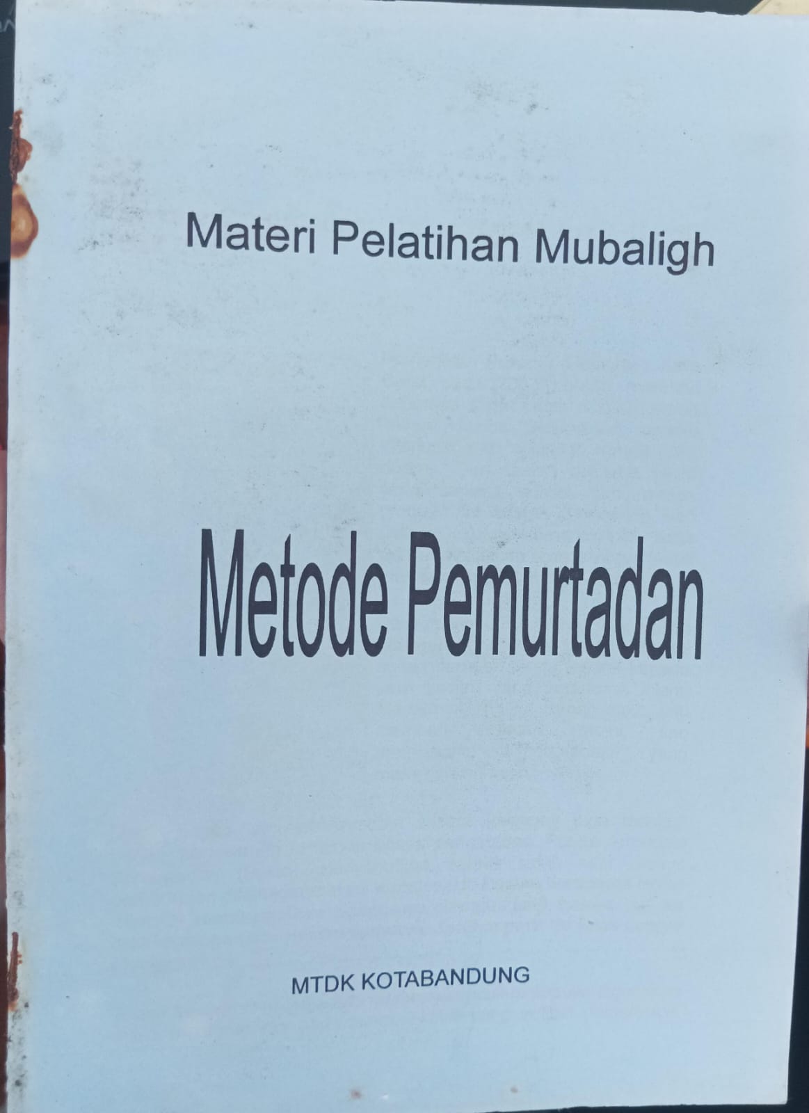 Metode pemurtadan