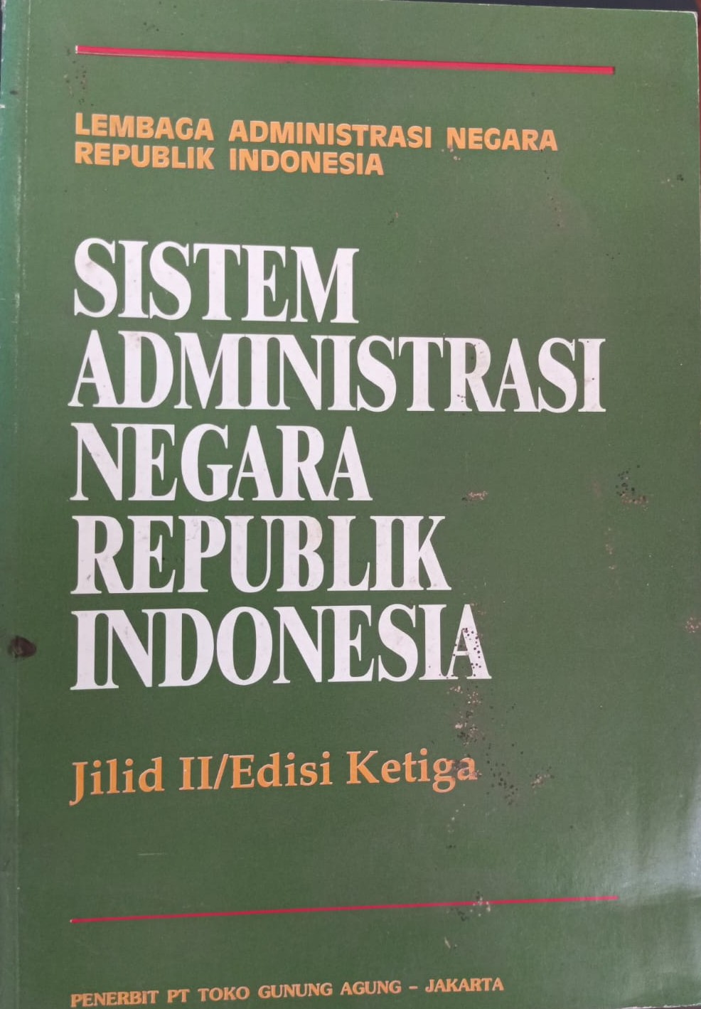 Sistem administrasi negara republik Indonesia jilid 2