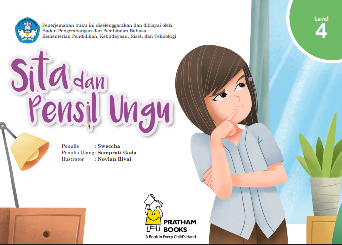 Sita dan pensil ungu