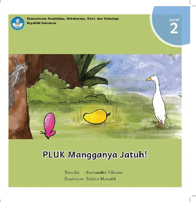 Pluk mangganya jatuh!