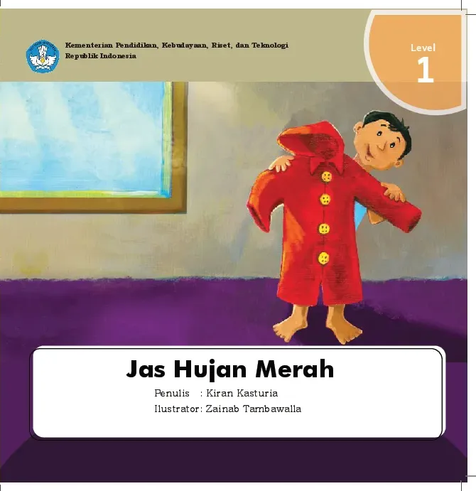 Jas hujan merah