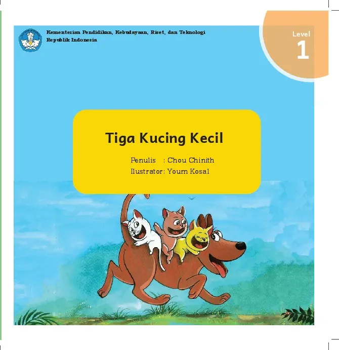 Tiga kucing kecil
