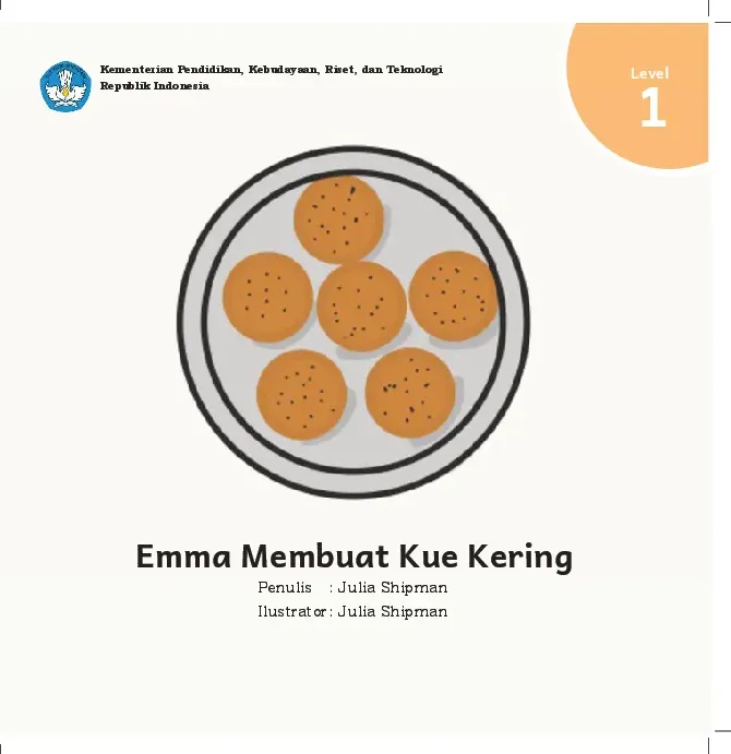 Emma membuat kue kering