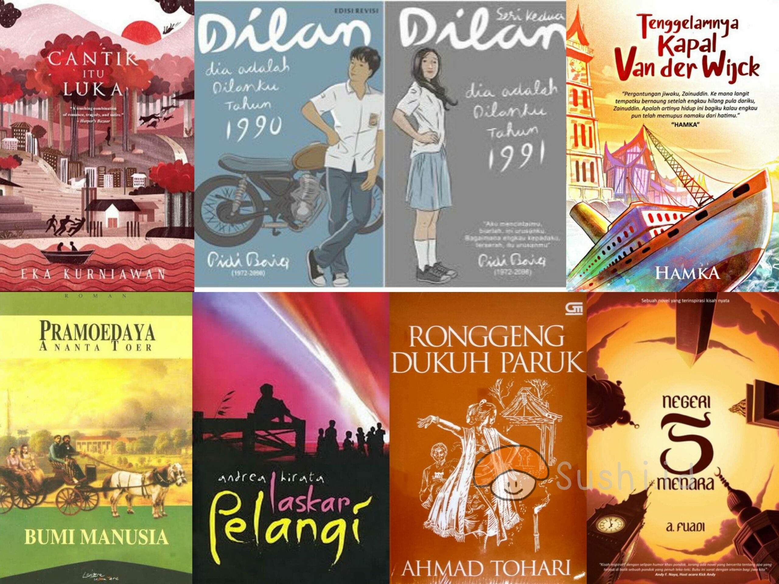 10 Novel Indonesia Terbaik Sepanjang Masa Dijamin Nagih Sushiid 