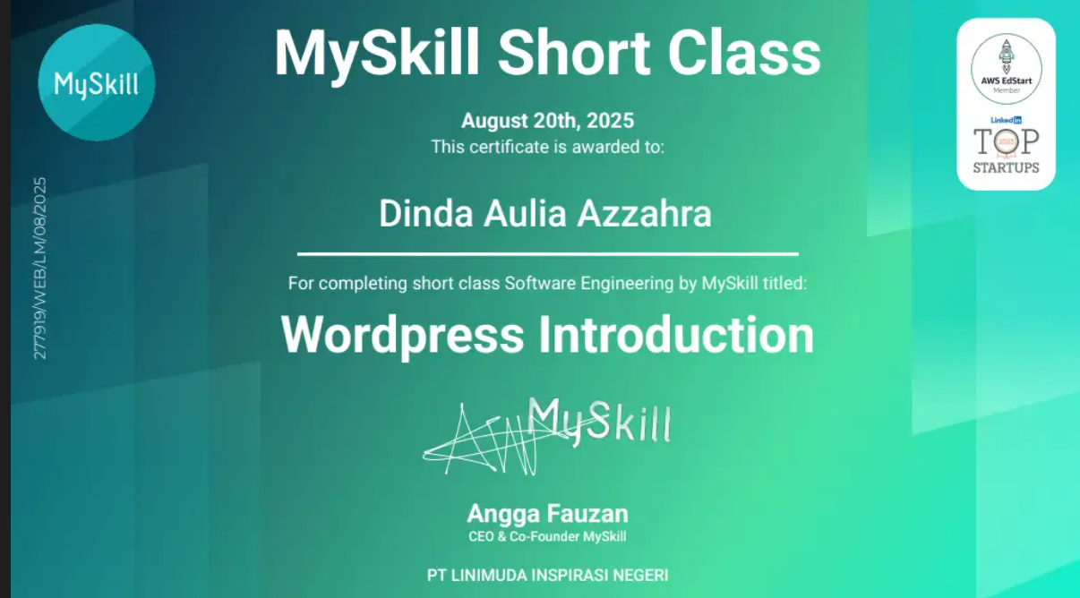 Wordpress Introduction