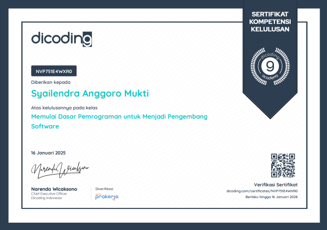 Memulai Dasar Pemrograman untuk Menjadi Pengembang Software