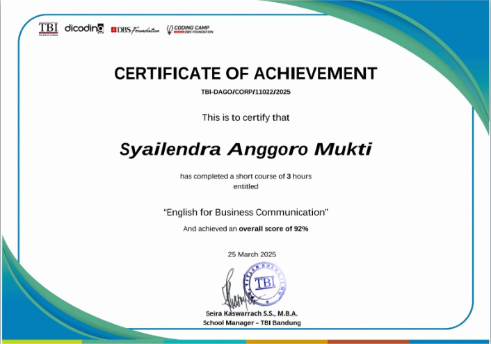 English for Buisness Communication