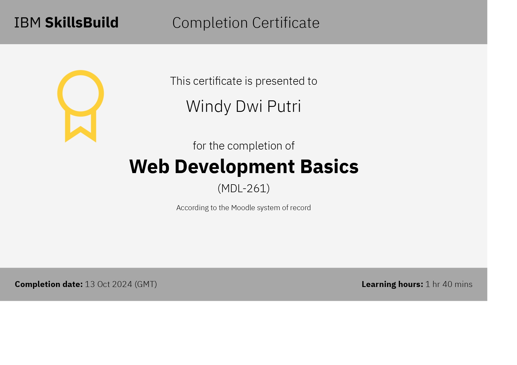 IBM Web Development Basics